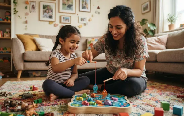 صورة لعبة السمك التفاعلية