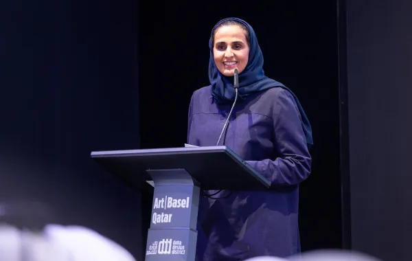 الشيخة المياسة بنت حمد آل ثاني، رئيس مجلس أمناء متاحف قطر- مصدر الصورة: حساب وكالة الأنباء القطرية على منصة إكس