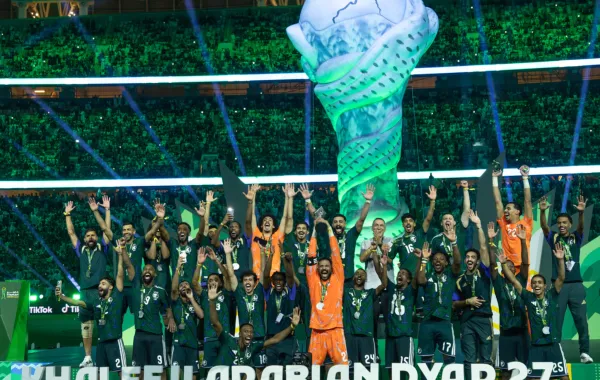 خلال تتويج المنتخب السعودي بكأس الخليج العربي 27- الصورة من حساب المنتخب السعودي 