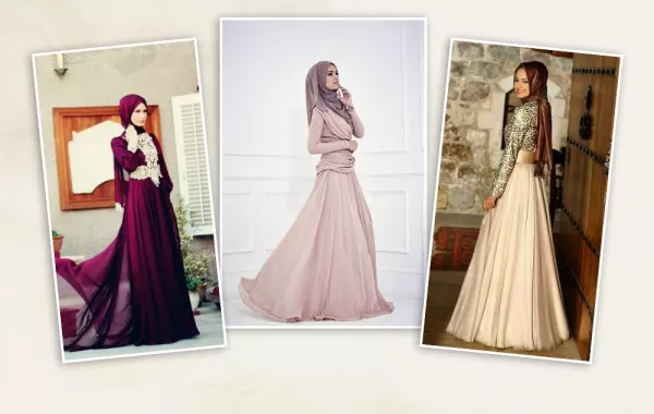 إطلالات ناعمة لأخت العروس المحجبة