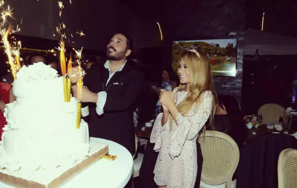 بالصور: هكذا احتفل رامي عياش بعيد ميلاده