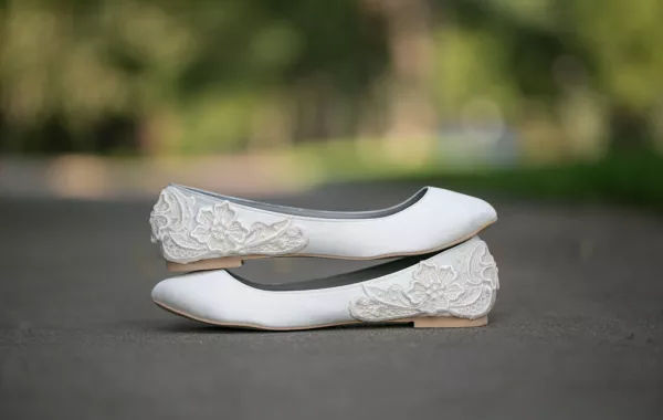 أحذية الـ Ballerine للعروس العملية!