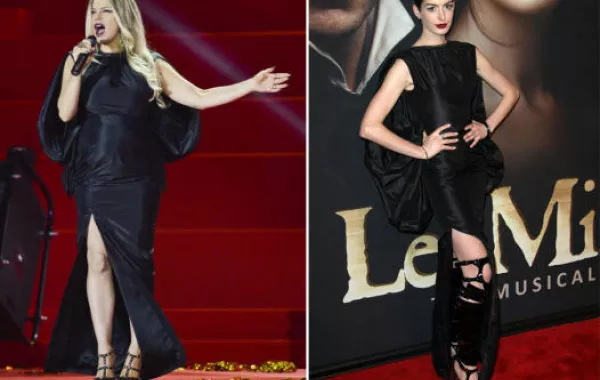 من الأجمل بتصميم  Anne Hathaway  ..Tom Ford  أم Fergie
