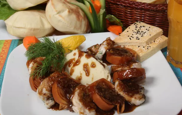 سمك الناجل مع الشبت