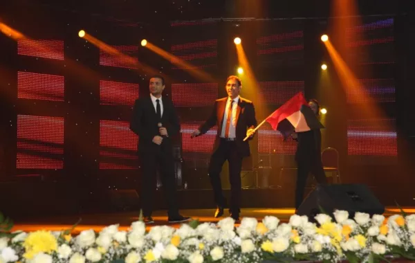 نجوم مصر احتفلوا باليوم الوطني في أبوظبي