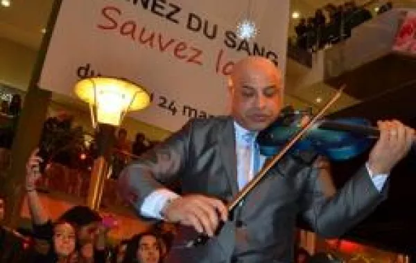 معزوفات أميرعلي من أجل التبرّع بالدم