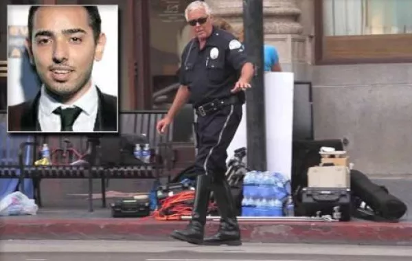 أول مخرج سعودي يغلق شارعاً في هوليوود