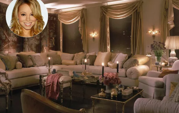 لمسات ملكيّة في شقة Mariah Carey