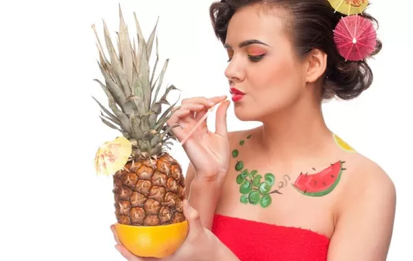 عصير الليمون الهندي والأناناس لخفض الوزن