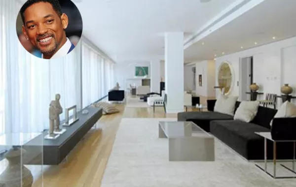 الأبيض والحداثة في منزل النجم الأمريكي Will Smith