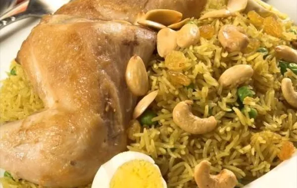 الأزر الكشميري بالدجاج من مطبخ منال العالم