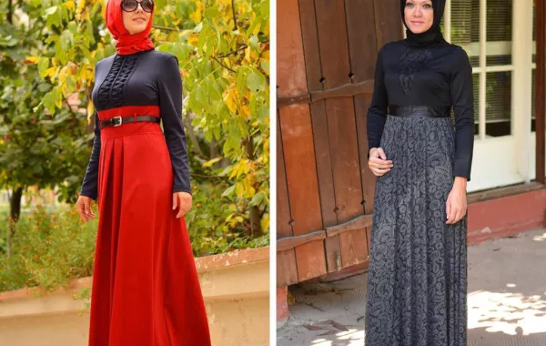 للمحجبة...فساتين لإطلالة نهارية أنثوية