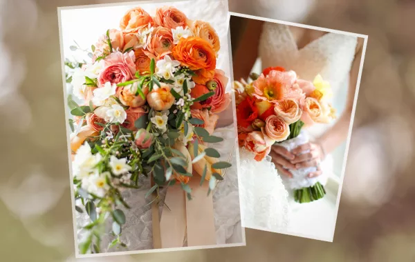 باقات زفافك بألوان الخريف