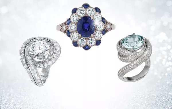 خواتم خطوبة بأحجار غريبة