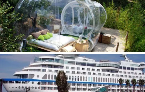 ليلة في "فندق الفقاقيع" أم في سفينة على اليابسة؟