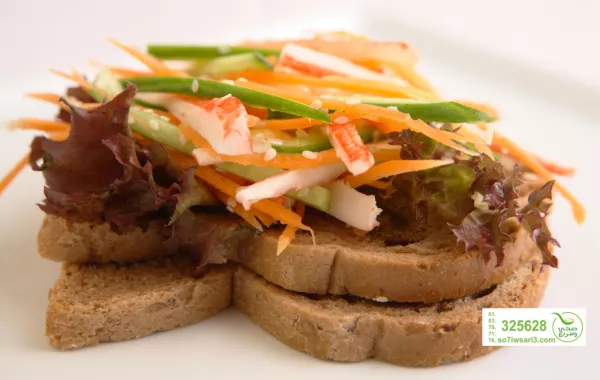 سندويش السلطعون الامريكي