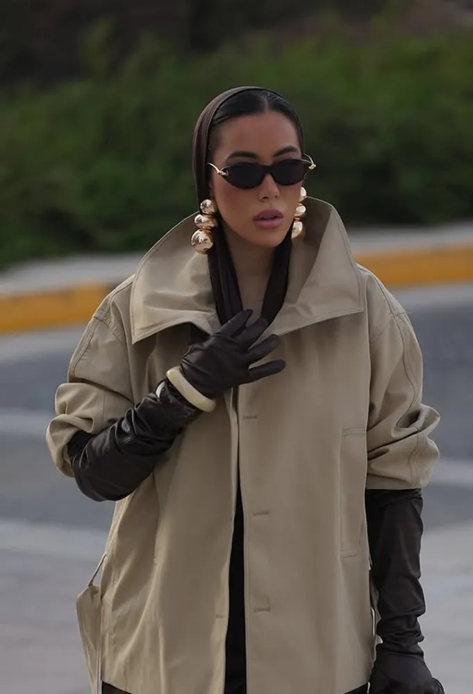 مدونة الموضة أماني فوزي - الصورة من حسابها على إنستغرام