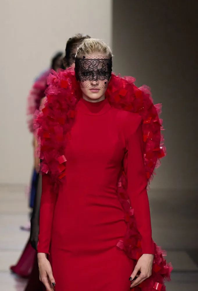 فستان من جورج شقرا Georges Chakra - الصورة من Launchmetrics/Spotlight ©