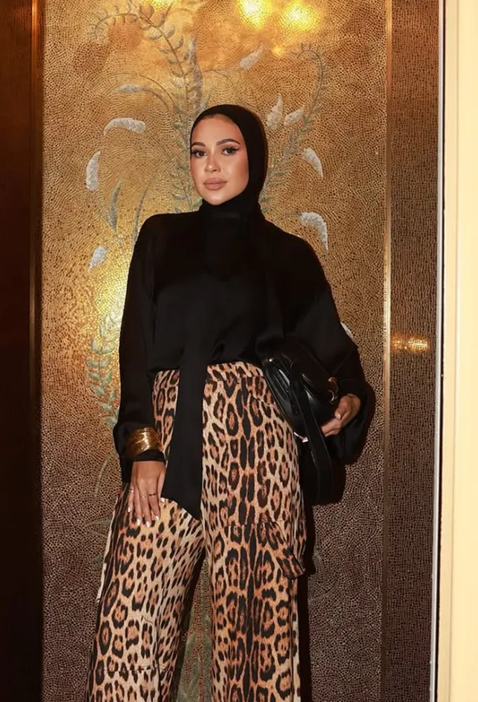 مدونة الموضة منة نبيل - الصورة من حسابها على إنستغرام