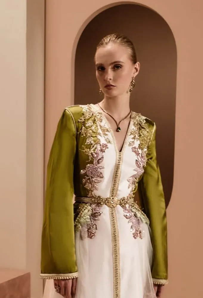 قفطان من سلمى بنعمر Selma Benomer - الصورة من حساب الماركة على إنستغرام