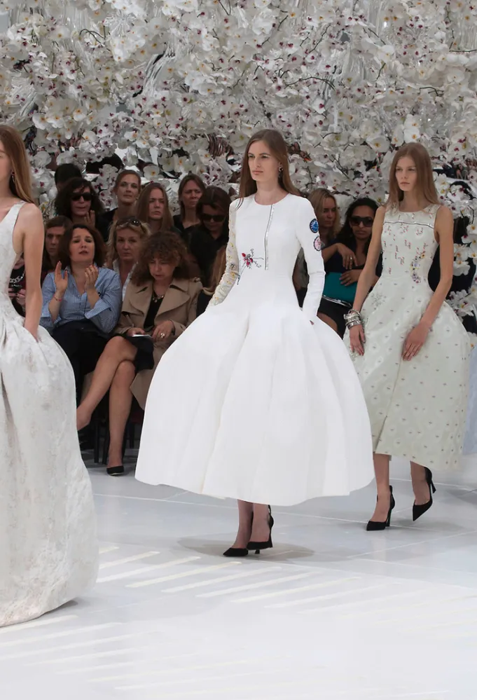 فساتين من كريستيان ديور Christian Dior- الصورة من Launchmetrics/Spotlight ©