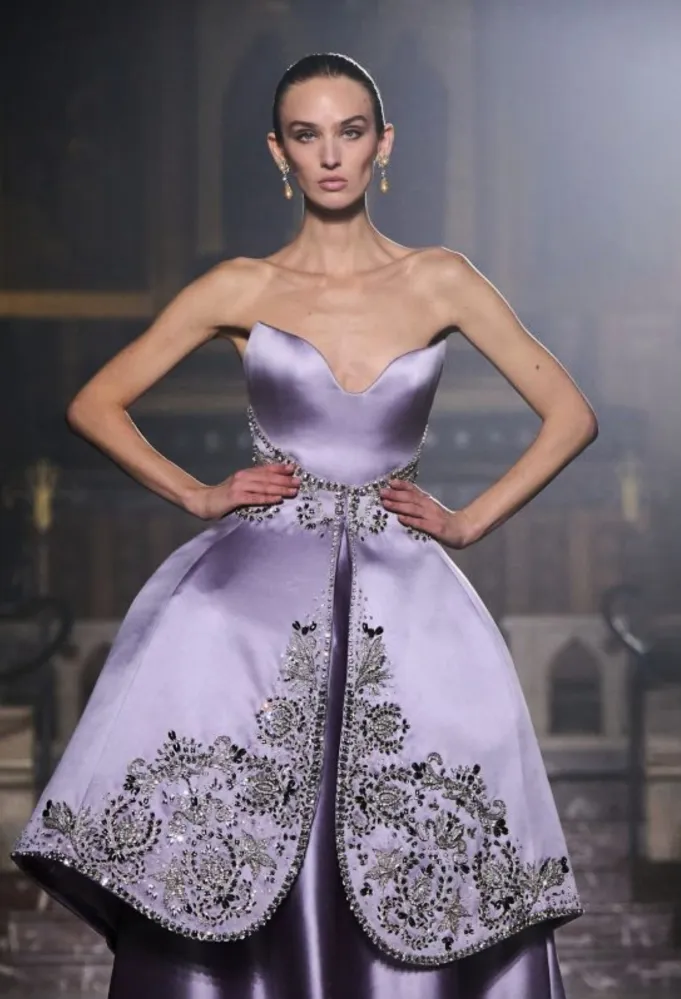  جورج حبيقة Georges Hobeika لأسبوع الهوت كوتور ربيع وصيف 2026- الصورة من Launchmetrics/Spotlight©