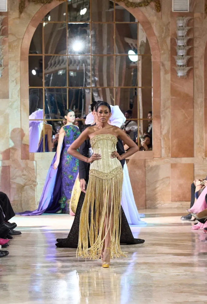 من مجموعة روبير أبي نادر Robert Abi Nader لأسبوع الهوت كوتور ربيع وصيف 2026- الصورة من Launchmetrics/Spotlight ©