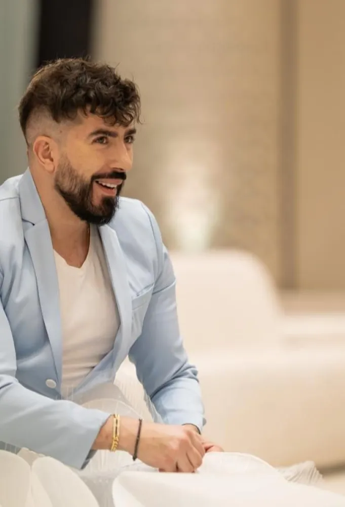 مصمم الأزياء شربل زوي  Charbel Zoe - الصورة من المكتب الإعلامي 