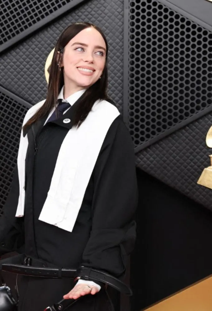 بيلي أيليش Billie Eilish  في حفل جوائز غرامي 2026- (مصدر الصورة Amy Sussman /Getty Images via AFP)