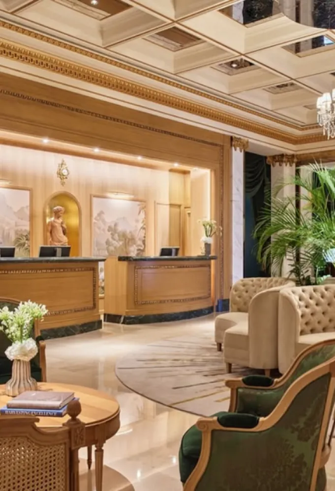 اللوبي في فندق ويستمنستر- باريس (الصورة من صفحة hotel_westminster الرسمية على انستغرام)