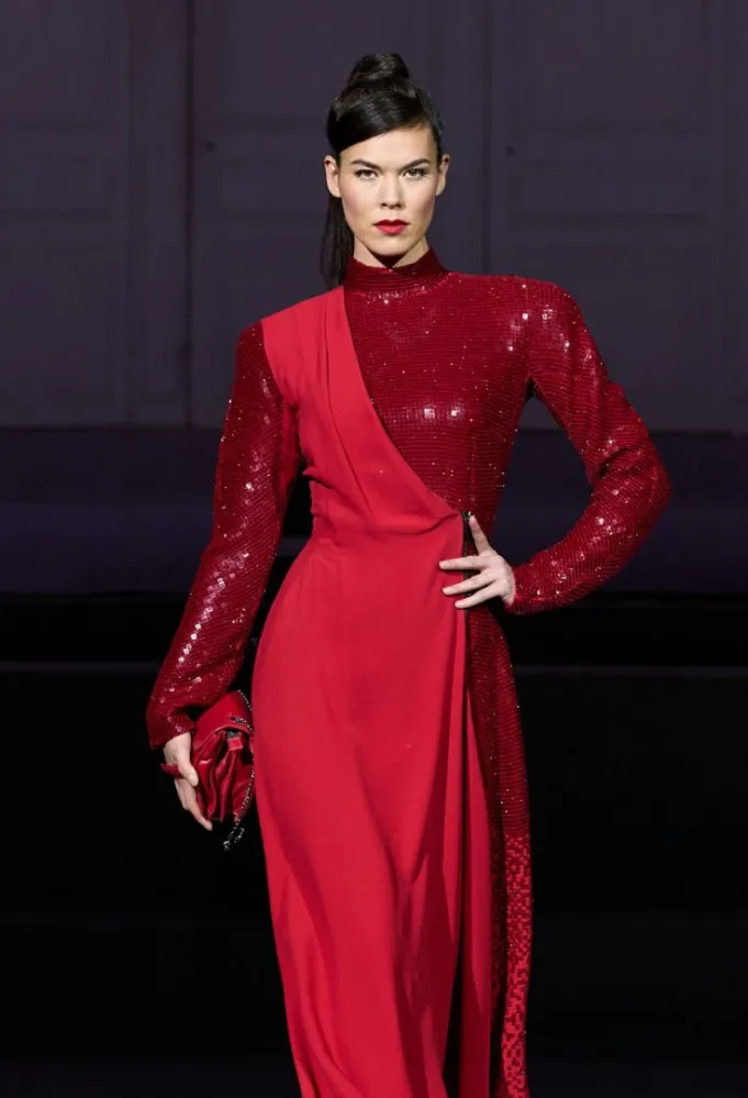 فستان من جوليان فورنييه Julien Fournié -مصدر الصورة Launchmetrics/Spotlight ©