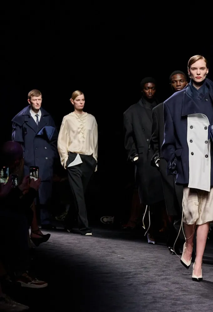 من عرض فيراغامو Ferragamo لأسبوع الموضة في ميلانو شتاء وخريف 2026 -مصدر الصورة Launchmetrics/Spotlight©