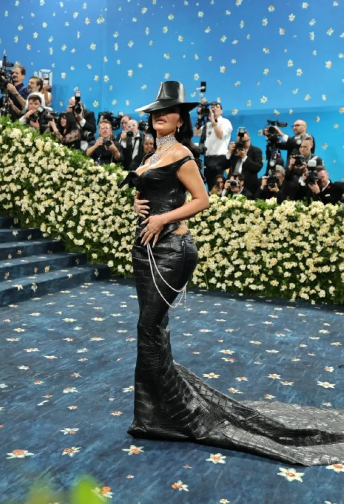 كيم كارداشيان Kim Kardashian في حفل ميت غالا 2025- (مصدر الصورة Dia Dipasupil / Getty Images via AFP)