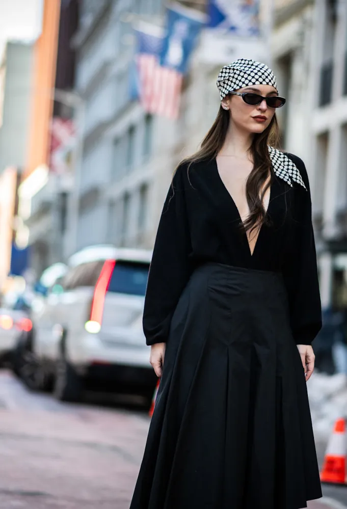 إطلالة ستريت ستايل -الصورة من Launchmetrics/Spotlight©