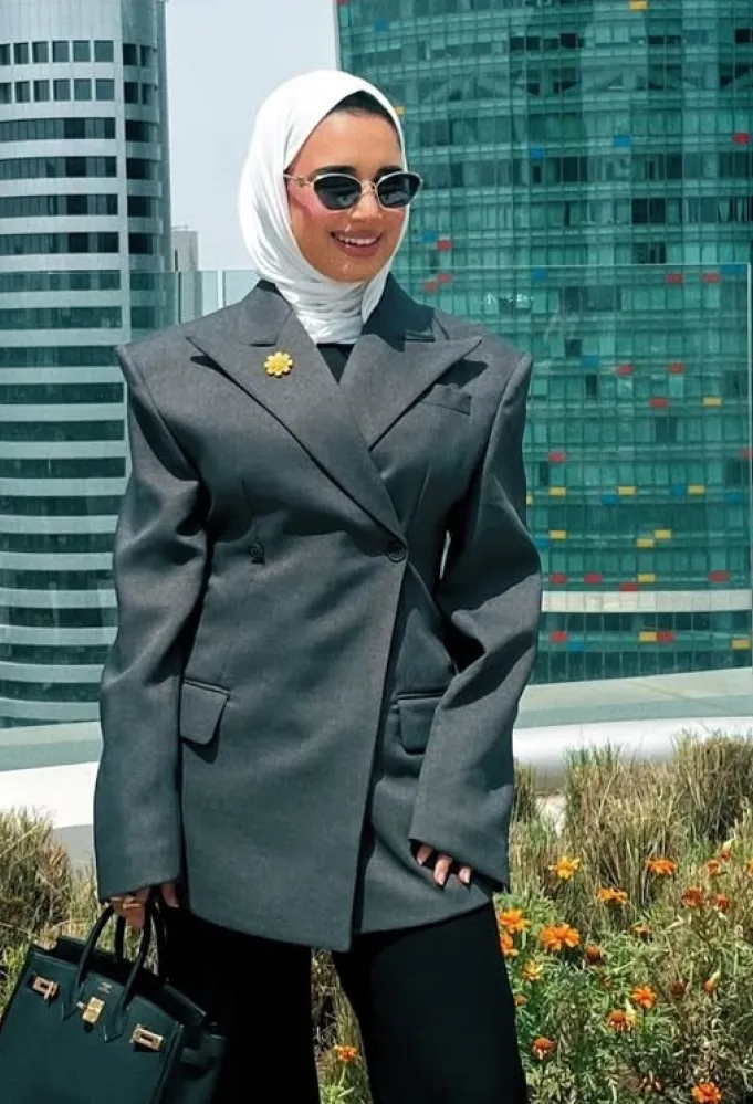 مدونة الموضة مريم الدوب- الصورة من حسابها على إنستغرام