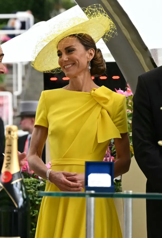 كيت ميدلون Kate Middleton والأمير ويليام Prince William في حدث Royal Ascot 2026 – (مصدر الصورة JUSTIN TALLIS / AFP)