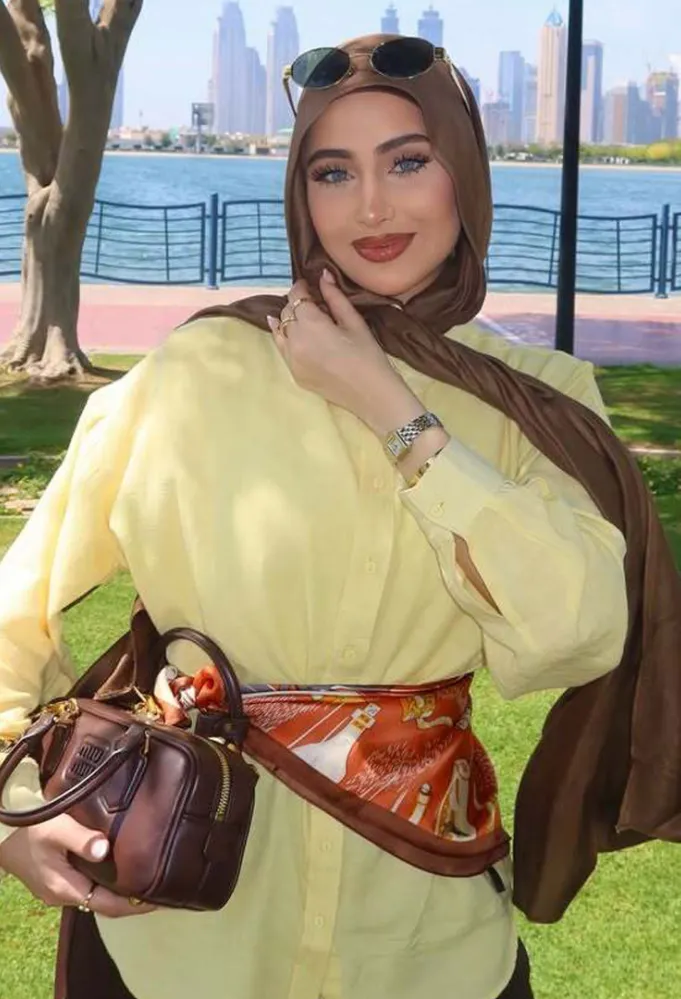 مدونة الموضة رغد فهمي - الصورة من حسابها على إنستغرام