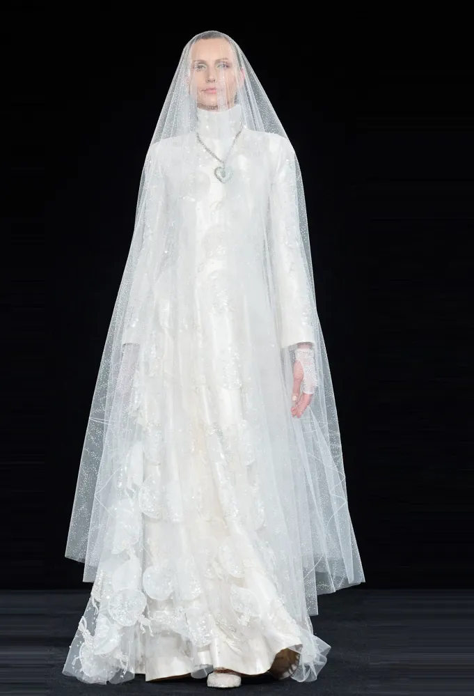 فستان زفاف من أرماني بريفيه Armani Privé -الصورة من Launchmetrics/Spotlight ©