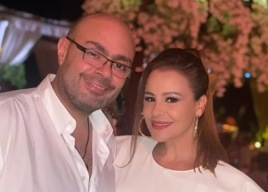 كارول سماحة وزوجها الراحل المنتج والدكتور وليد مصطفى - الصورة من حسابها على إنستغرام