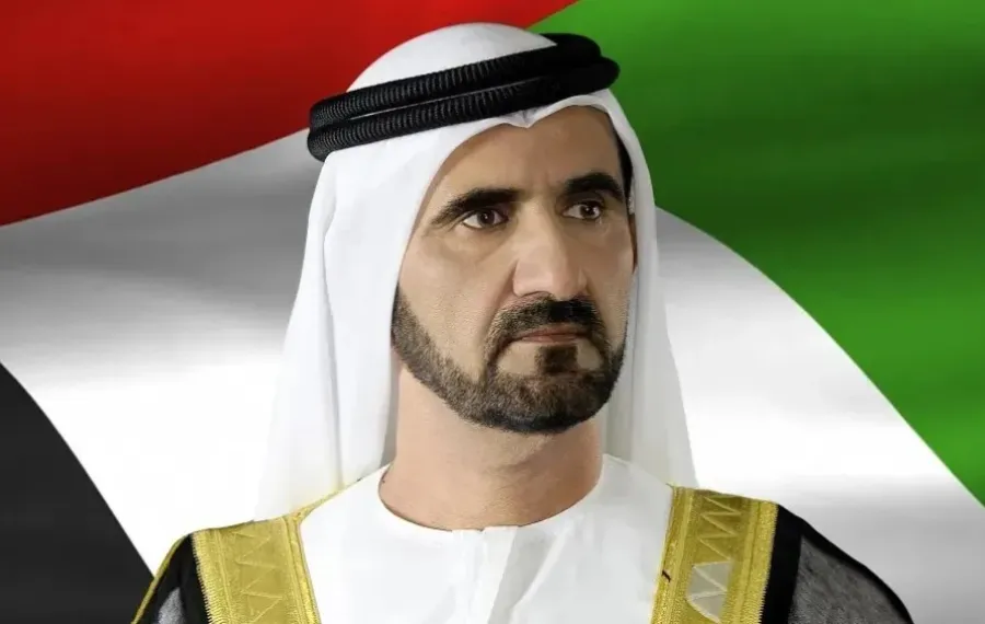 الشيخ محمد بن راشد آل مكتوم. الصورة من مكتب دبي الإعلامي