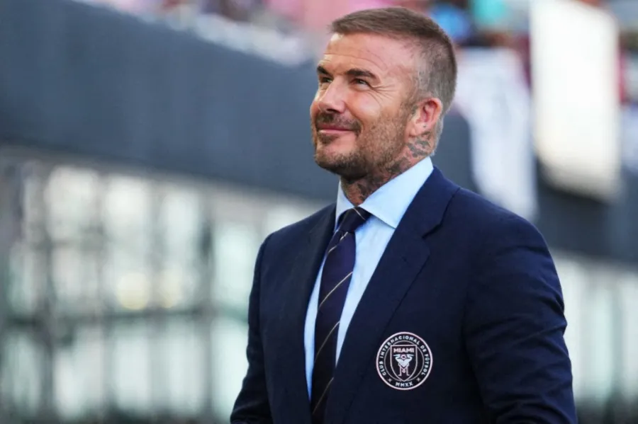 ديفيد بيكهام في فورت لودرديل، فلوريدا (David Beckham in Fort Lauderdale, Florida). مصدر الصورة: Rich Storry/Getty Images/AFP