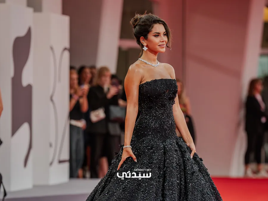 نجود الرميحي في مهرجان فينيسيا السينمائي 2025- تصوير يوسف بوهوش خاص سيدتي 