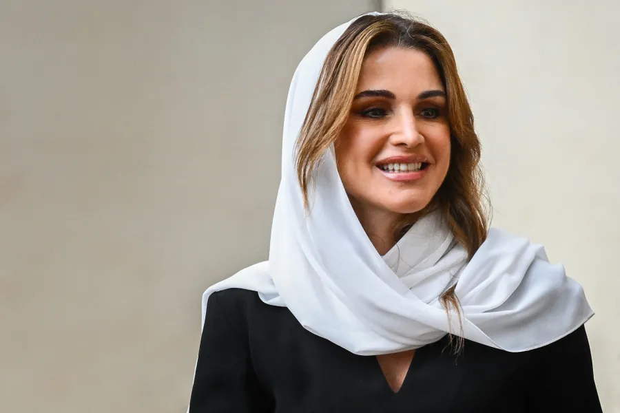 الملكة رانيا (Queen Rania). مصدر الصورة: Vincenzo PINTO / AFP