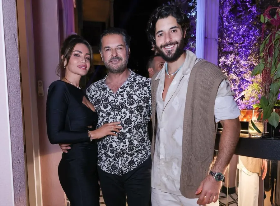 راغب علامة وزوجته جيهان وابنهما خالد- الصورة من حساب جيهان على إنستغرام