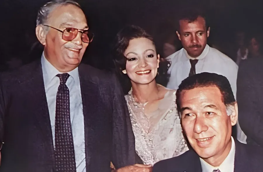 عبدالمنعم مدبولي وابنته أمل