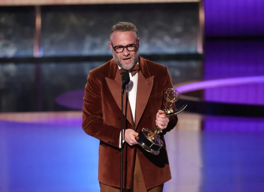 سيث روغن Seth Rogen، من حفل توزيع جوائز إيمي برايمتايم 2025. مصدر الصورة: KEVIN WINTER / GETTY IMAGES NORTH AMERICA / Getty Images via AFP