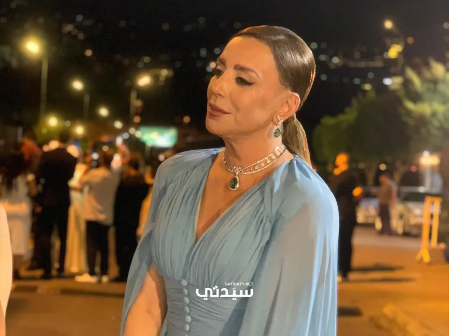 شكران مرتجى في حفل الموريكس دور- تصوير جيمي أبو نكد خاص سيدتي 