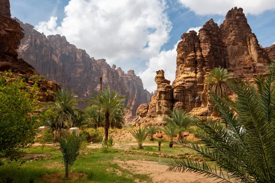 وادي الديسة في منطقة تبوك 