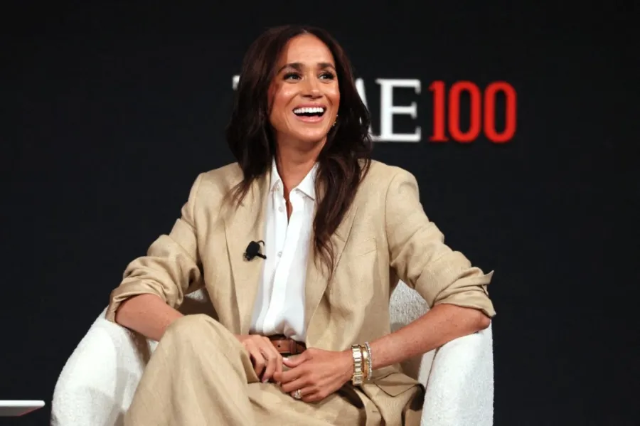 ميغان، دوقة ساسكس، في مركز لينكولن بمدينة نيويورك (Meghan, Duchess of Sussex at Lincoln Center in New York City). مصدر الصورة: Jemal Countess/Getty Images for TIME/AFP