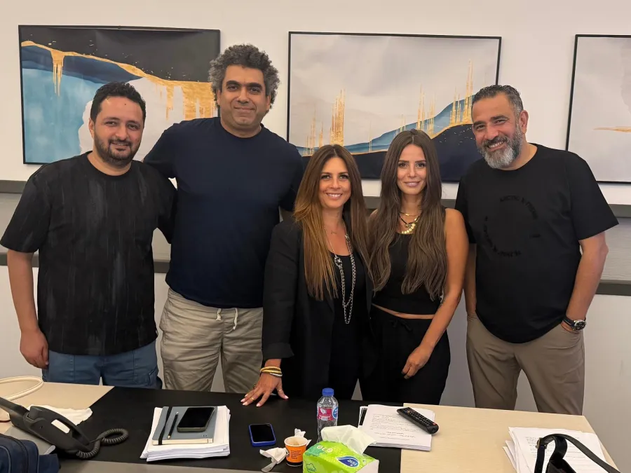 أسرة مسلسل قسمة العدل- الصورة من الشركة المنتجة